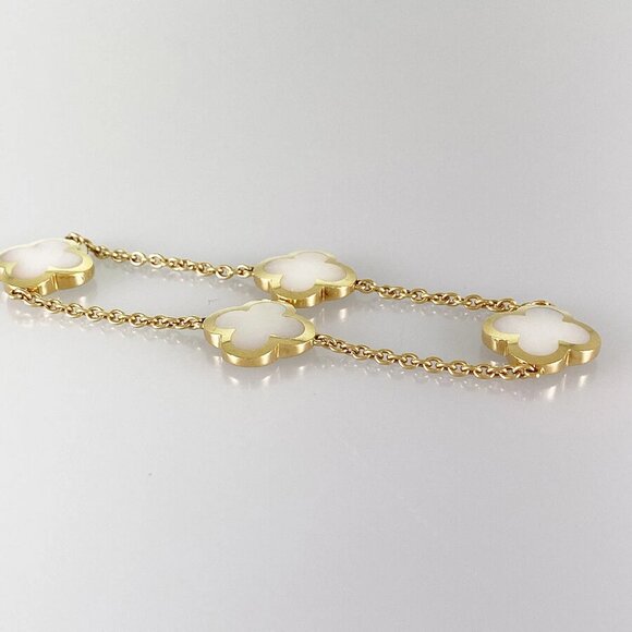 Van Cleef & Arpels Pure Alhambra Yellow gold shell Bracelet - Picture 4 of 14